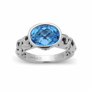 Dylani Blue Topaz Ring