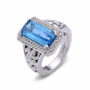 Eve Blue Topaz Ring