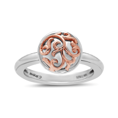 Ivy Lacy Two Tone Rose Gold Ring