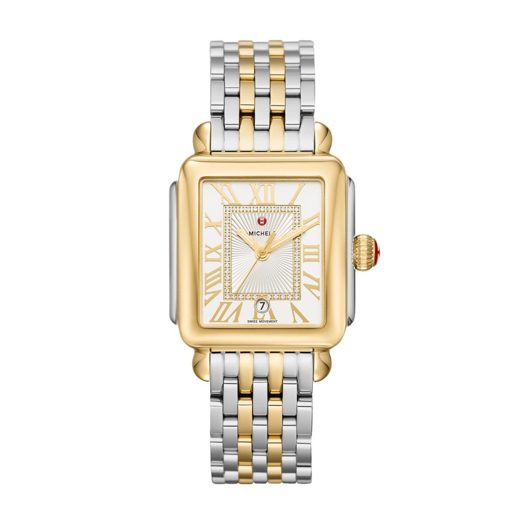 Deco Madison Two Toned Diamond Dial Watch