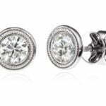 Beny Sofer Diamond Stud Earrings