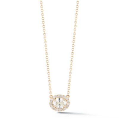 Diamond Halo Pendant