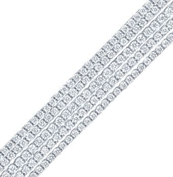 5 Row Diamond Bracelet