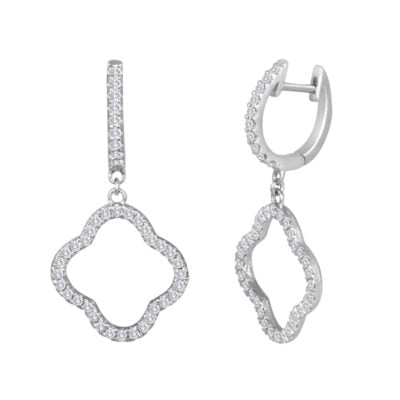 Diamond Dangle Earrings