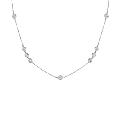 Diamond by the yard necklace